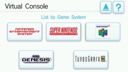 virtual console games for switch