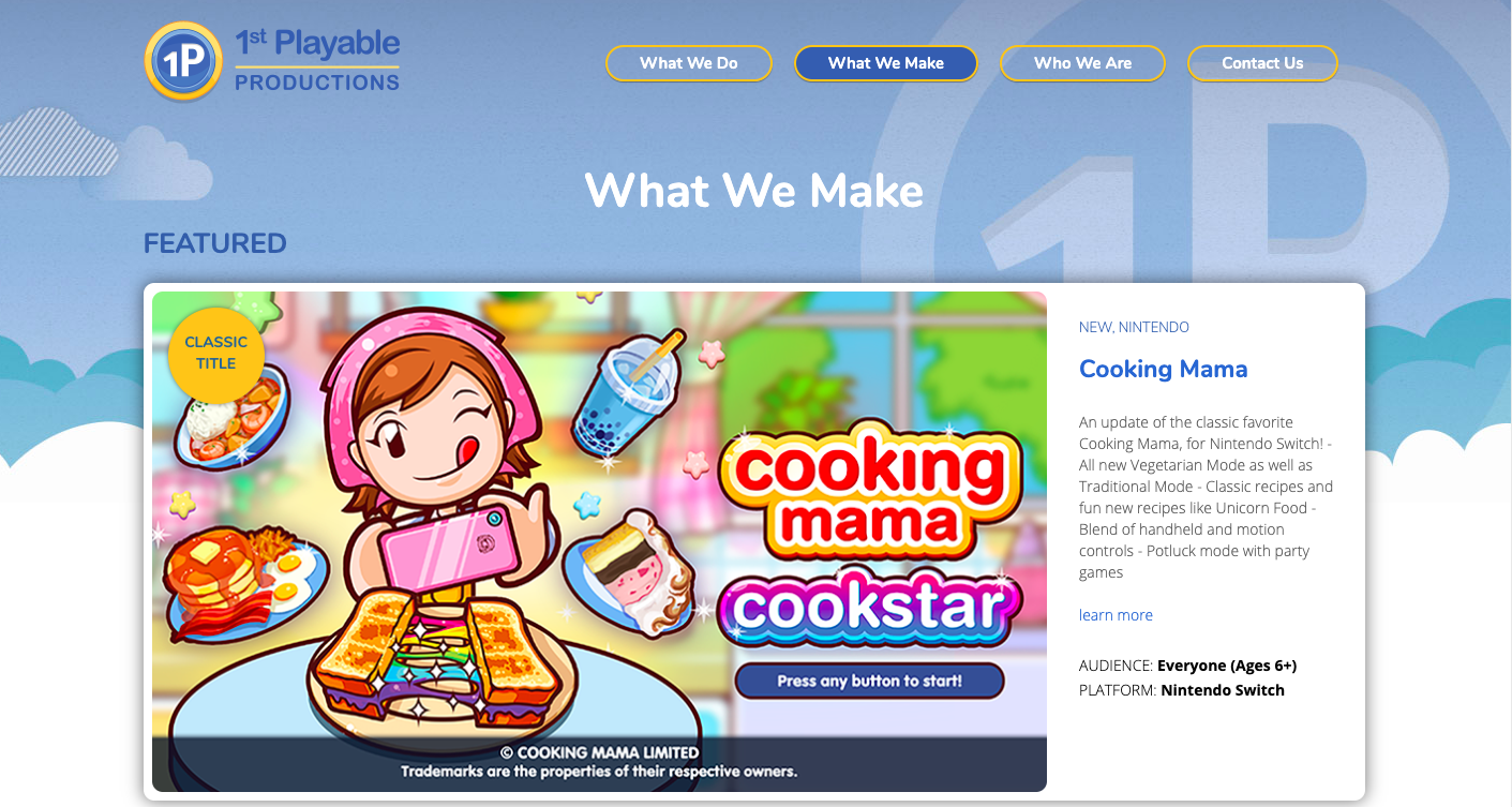 cooking mama cookstar switch eshop