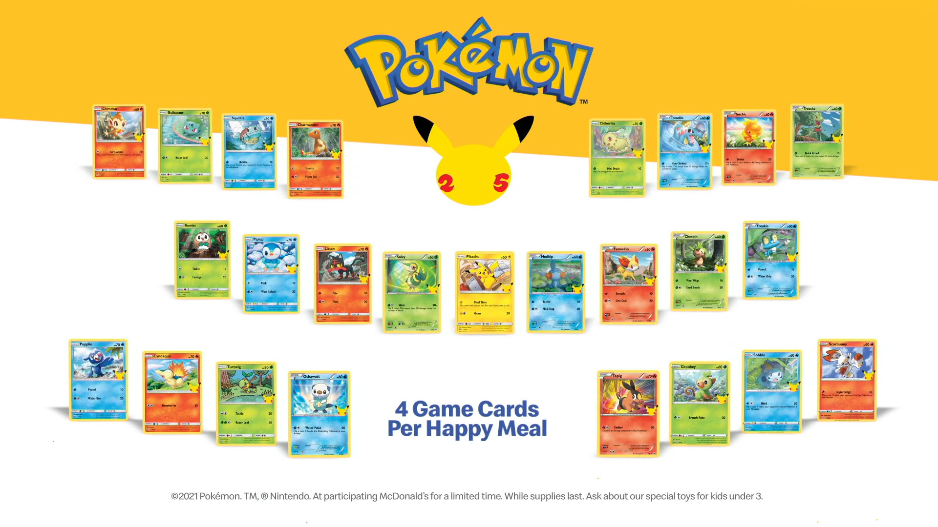 Pokémon TCG Boosters Available Now At Participating McDonalds